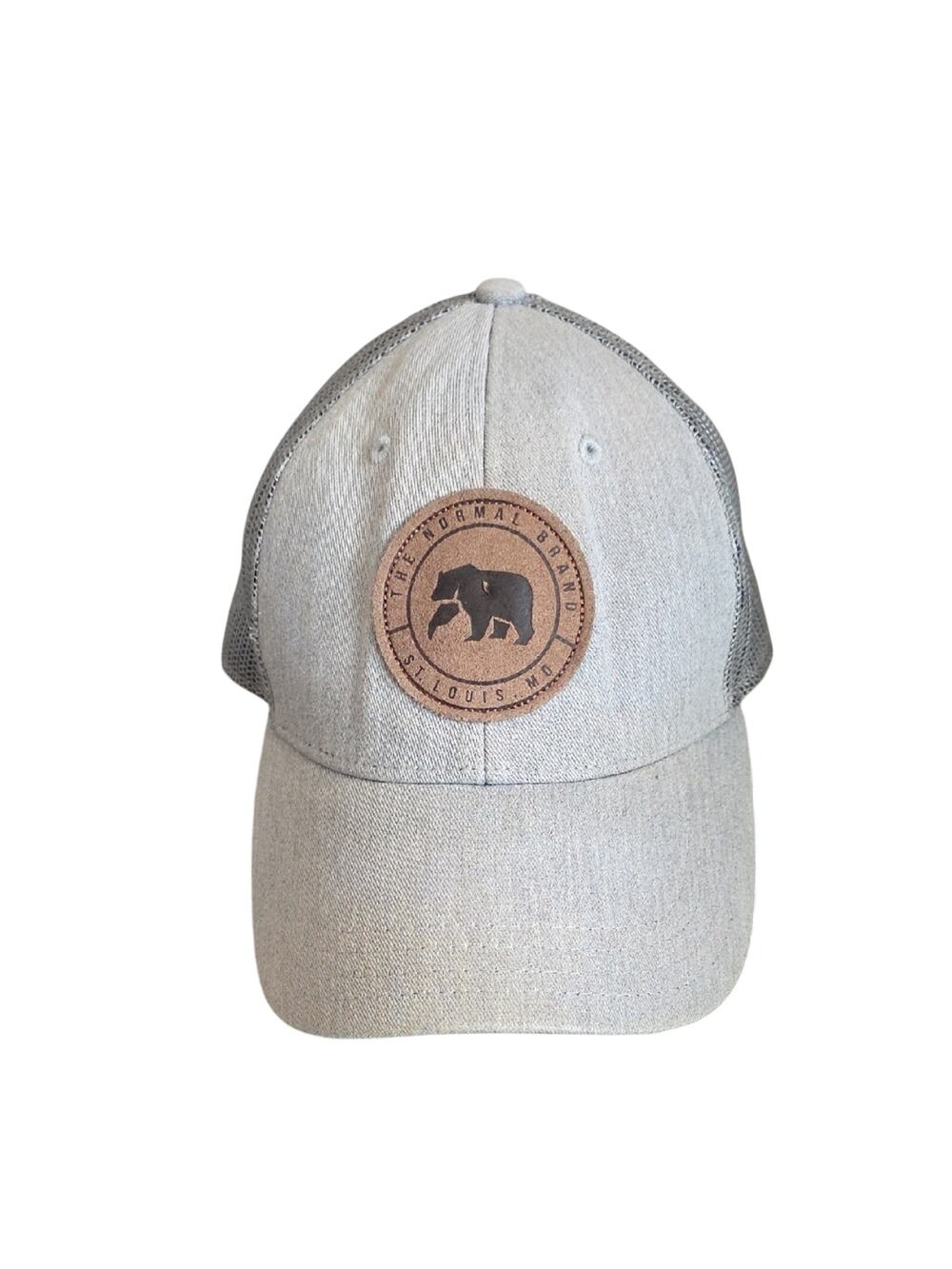 The Normal Brand Leather Patch Dano Gray Hat Snapback